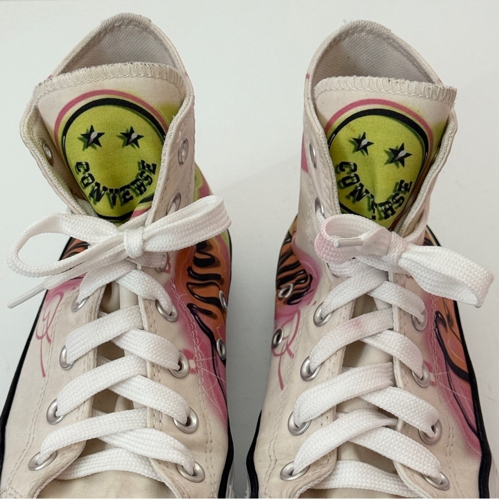 Chuck Taylor All Star Converse Airbrush Graffiti Size Women 7 | Men 5 - Picture 8 of 13